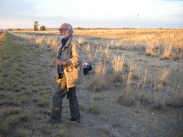 Ruy Duarte de Carvalho, fotografia de Marta Lança (Africa do Sul 2009)