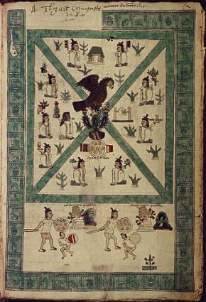 Fundação de Tenochtitlan, Codex Mendoza, Bodleian Library