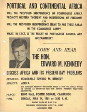 Anúncio de conferência de Edward Kennedy, 14 de Maio de 1961