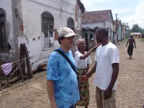 João Afonso na Roça Agua Izé, foto de Catita