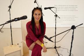 Grada Kilomba. The Most Beautiful Language. Foto José Frade/EGEAC. Cortesia de EGEAC.