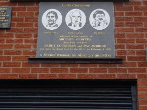 memorial a vítimas Sinn Fein