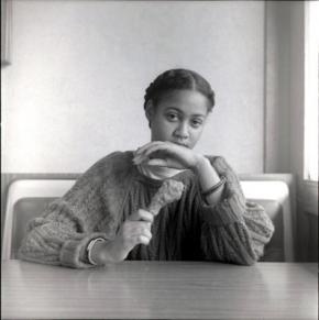 Black woman with chicken, Carrie Mae Weems