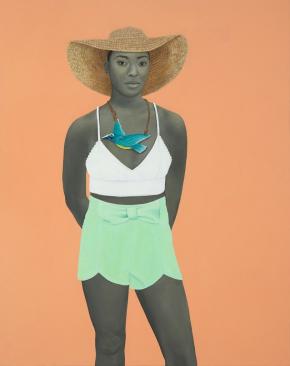 Amy Sherald. All the unforgotten bliss (The early bird), 2017. Hauser &amp; Wirth