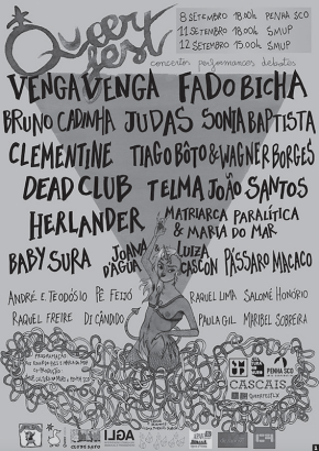 Cartaz do Queer Fest 2020. E. Morales — Ilustraciones Zurdas