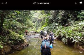 Equipados com aparelhos de GPS e mochilas, os turistas alemães percorrem a selva por 12 dias (Wandermut)