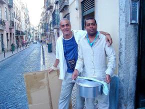 Mito Elias e Filinto Elísio, desde os tempos da 'Sopinha de Alfabeto' aos dias de hoje, a cozinha continua... (arquivo pessoal de Mito Elias)