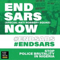 Black Lives Matter Stands in Solidarity with #ENDSARS Movement Against Police Brutality