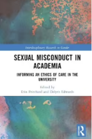 À editora Routledge: Indisponibilidade para venda do livro “Sexual Misconduct in Academia”