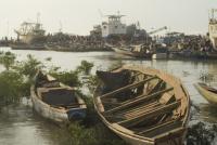 Guinea-Bissau: if a boat moored 